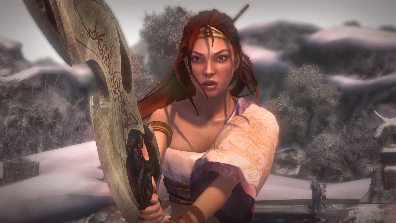 Nariko wields the Heavenly Sword