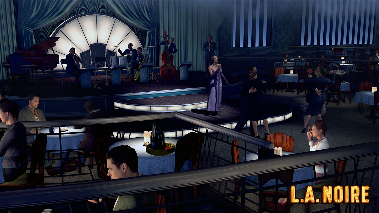 A night club in LA Noire