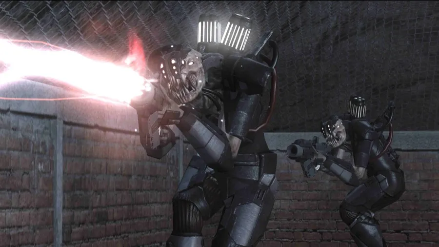 Aliens shooting weapons