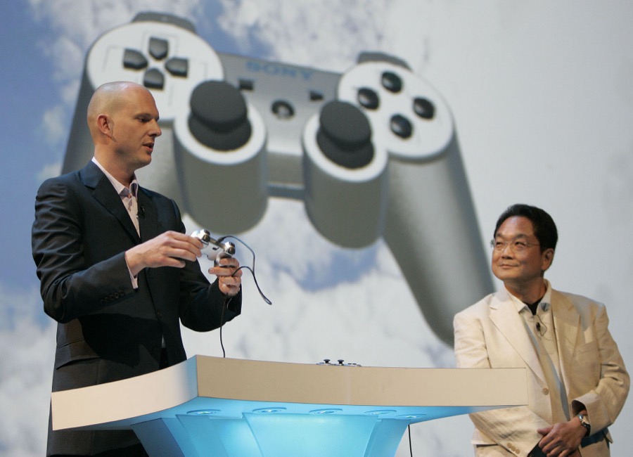 Ken Kutaragi and Phil Harrison showcase the PS3